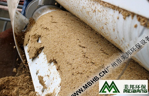啤酒糟脫水圖例--帶式壓濾機農業應用類