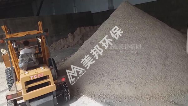 美邦帶式壓榨機處理木薯渣脫水